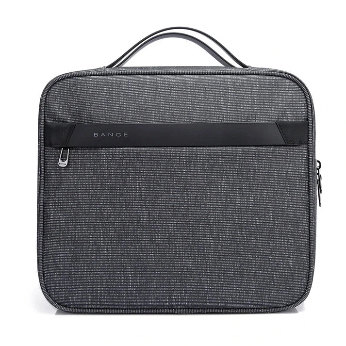 Neceser de viaje impermeable Bange CarryAll color gris – Diseño elegante y compacto para viajes y oficina