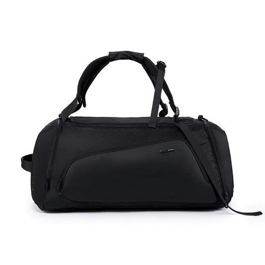 Bolsa de gimnasio y viaje The Big Deal de Bange, diseño elegante y espacioso en color negro.